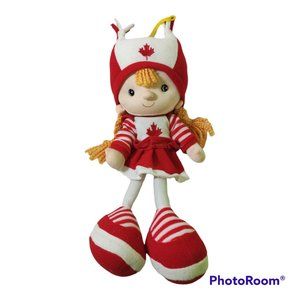 Canadian Girl Maple Leaf CANADA Red White Costume 13 Inc